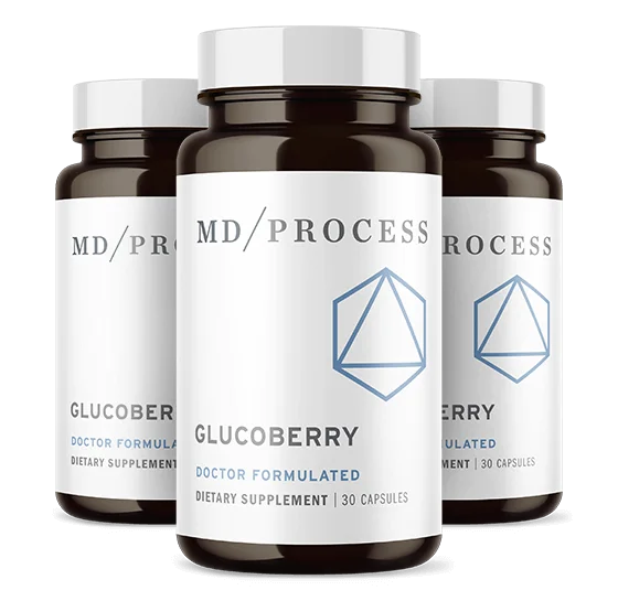 GlucoBerry 3 bottles